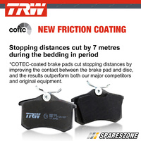 Front + Rear TRW Disc Brake Pads for Ford	 Falcon AU XR6 XR8 Tickford Brakes