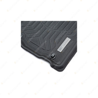 F + R Trufit 3D Rubber Mats Maxtrac for Mitsubishi Triton Dual Cab MQ2 MR 17-On