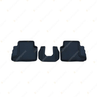 Front + Rear Trufit 3D Rubber Mats Kagu Series for Suzuki Jimny Auto 2018-On