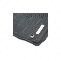 F + R Trufit 3D Rubber Mats Maxtrac for Toyota Hilux 8Th Gen Auto 2015-On