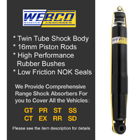 Rear Webco Shock Absorbers Lowered King Springs for FORD FIESTA WP WQ 3 & 5 door