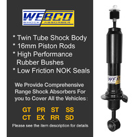 Front Webco Pro Shock Absorber Raised King Spring for HOLDEN COLORADO RG I III