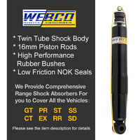 Rear Webco Shock Absorbers Lowered King Springs for TOYOTA CELICA TA23 RA23 RA28