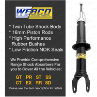 Front Webco Shock Absorbers Raised King Springs for Ford Territory SY SZ 07-16