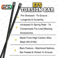 2 Inch Lift Kit Shocks EFS Torsion Bar EFS Leaf for Mitsubishi Pajero NH NJ