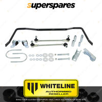 Whiteline Rear Sway Bar 20mm Heavy Duty Blade Adjustable for Nissan Navara D40