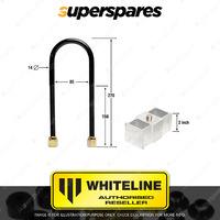 Whiteline Lowering block kit KLB103-20 for UNIVERSAL PRODUCTS Premium Quality