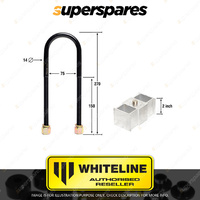 Whiteline Lowering block kit KLB106-20 for UNIVERSAL PRODUCTS Premium Quality