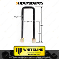 Whiteline U Bolts KUB101 for UNIVERSAL PRODUCTS ID=50 L=175 Premium Quality