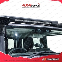 180X125 Roof Rack Platform with Light Bar + Gutter Bracket for Suzuki Jimny XL