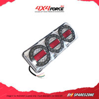 Pair 4X4FORCE 12V-30V 90 LED Tail Lights 3 LED Combination Stop Indicator Ute