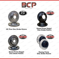 BCP Front + Rear Disc Brake Rotors for Nissan Elgrand E51 3.5L AWD 5/02-12/10