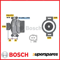 Bosch Alternator for Audi A4 B6 8E B6 8H B7 8E B7 8H 1.8L 2.0L 150 Amp 2000-2009