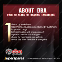 DBA Drilled Front Disc Brake Rotors for Dodge Charger Challenger Magnum Vented