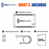 Elecbrakes Electric Brake Controller Unit - Vehicle Mounted VM1 No Wiring Needed