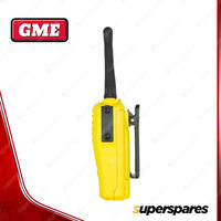 GME 5/1 Watt IP67 UHF CB Handheld Radio Kit with Twin Pack - Yellow TX-SS6160YTP