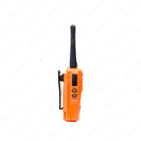 GME 5/1 Watt IP67 UHF CB Handheld Radio 2 Watt Speaker Blaze Orange - TX6165XO