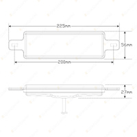 LED Autolamps Front Indicator/Marker/DRL Light 12V 18 LED Lamp Twin Blister