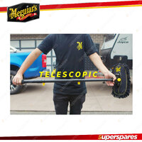 Meguiar's Reacher Wash Mate Extends to 1.1m - Large Chenille Microfibre Wash Pad