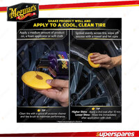 Meguiar's Endurance Tyre Gel 473ml - The Longest Lasting and Shiniest Finish