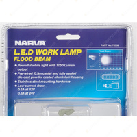 Narva 9-36V LED Work Lamp 15W Current Draw 0.6A at 12V 0.3A at 24V