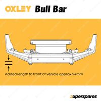 OXLEY Bull Bar with Tow Points for Toyota Land Cruiser 79 Single Cab 24-On