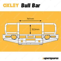 OXLEY Bull Bar with Tow Points for Toyota Land Cruiser 79 Series Dual Cab 24-On