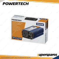 Powertech Pure Sine Wave Inverter - Electrically Isolated 300W 12VDC to 230VAC