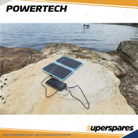 Powertech 10W Solar Mobile Charger with USB Output with 1M Cable Lightweight