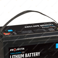 Projecta 12V 100Ah Lithium Battery Power 1000W Inverters 100Ah Discharge Current