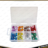 100 Pcs of Charge Mini Blade Fuse Kit - with Multiple Amperage Mini Blade Fuses