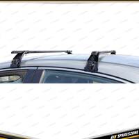 2 Pcs of Loadmaster Gutter Mount Roof Rack - 133cm 95KG Across Both Bars