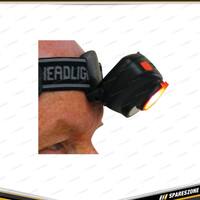 Motolite Head Lamp - with Auto Hands Free On/Off Control Tilt Bracket & Headband