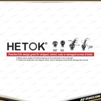 42 Pcs of PK Tool Hetok Combination Bits Set - Patented Bits Design S2 Steel