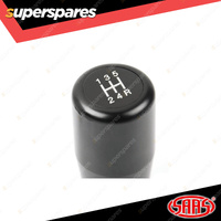 SAAS Billet Car Gear Stick Shift Knob - Black Aluminium Finish Customisable