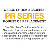 Front Webco Shock Absorbers Lowered King Springs for HOLDEN TORANA LH LX UC SLR