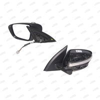 Superspares Left Electric Door Mirror With Blinker for Nissan Qashqai St J11