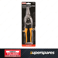 Toledo Aviation Cutting Snip - Straight Cut Yellow Handle 250mm Length