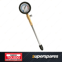 Toledo Petrol Compression Tester Kit - Dual Scale 300psi & 21KG/CM