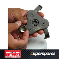 Toledo Heavy duty 3 Leg Type Oil Filter Remover - 3/8"-1/2" square drive adaptor