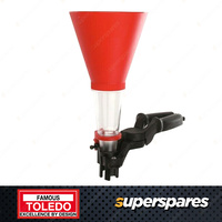 Toledo Universal Funnel with Adjustable Plier 28 - 74mm Clamp Range Mess Free