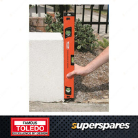 Toledo Magnetic Box Level - 600mm Length Reinforced aluminium frame