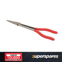 Toledo 3pc of Extra Long Nose Plier Set - 3 Tips of Straight 45 90