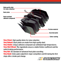 Front + Rear TRW Disc Brake Pads for Iveco	 Daily 50C17 With Brembo Brakes