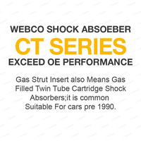 Rear Webco Shock Absorbers STD King Springs for Ford Focus LW 1.6 2.0L 11-15