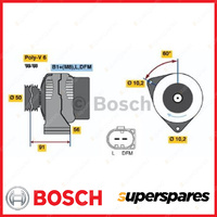 Bosch Alternator for Mercedes Benz C240 C320 Clk240 Clk320 Ml320 Ml350 Slk320