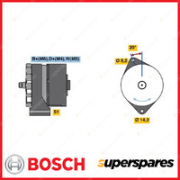 Bosch Alternator for Volvo B10 F10 FL 6 7 10 NL 12 09/1985-05/2006 55 Amp