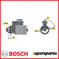 Bosch Starter Motor for Porsche 911 964 993 Carrera 3.6L 6cyl Petrol 88-97