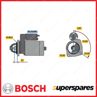 Bosch Starter Motor for Mercedes Benz Atego 970 972 Vario 670 4.2 6.4L 97-06