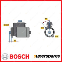 Bosch Starter Motor for Jeep Cherokee KK Wrangler III JK 2.8 CRD 04/2007-12/2009